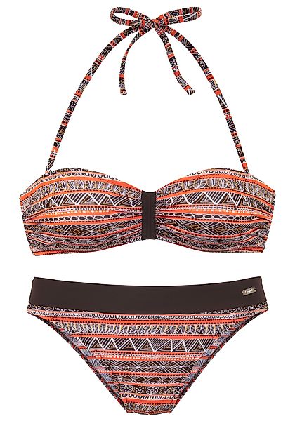 Buffalo Bandeau-Bikini Mit trendigem Streifendruck günstig online kaufen