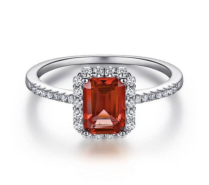 Lisandra Scott Silberring Damenring in 925 Sterling Silber mit Rubin rotem günstig online kaufen