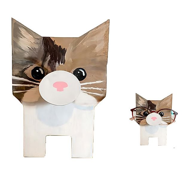 GarveeMore Podest Hölzerner Brillenhalter Ständer Kreative Tierform Sonnenb günstig online kaufen