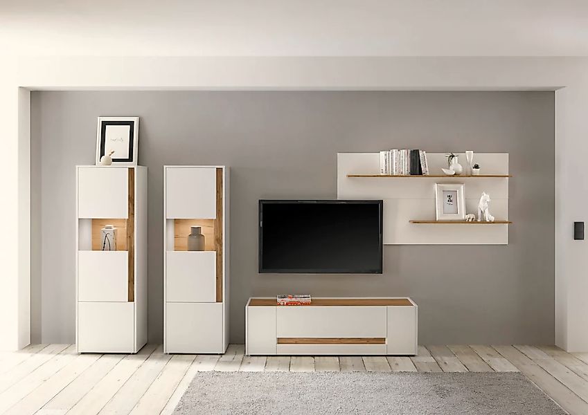 Home affaire Wohnwand "City/Giron" Set, 4 Stk. tlg. günstig online kaufen