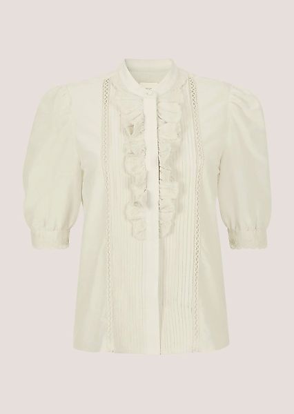 MADELEINE Kurzarmbluse "Rüschenbluse Blusenshirt mit Spitzendetails" Feine günstig online kaufen