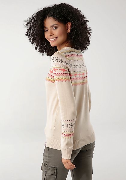 KangaROOS Norwegerpullover im winterlichen Design günstig online kaufen