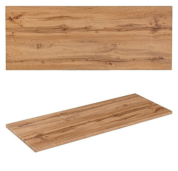 Lomadox Waschtischplatte ADELAIDE-56, 120cm in Wotaneiche Nb., B/H/T ca. 12 günstig online kaufen