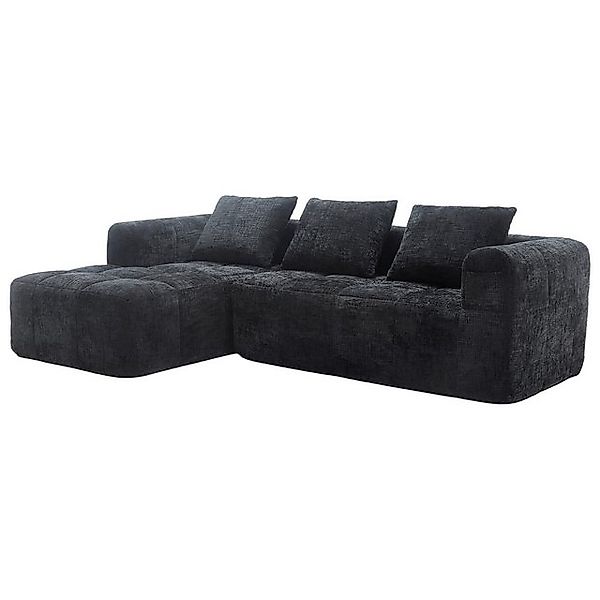 Gotagee Loungesofa Ecksofa L-förmiges Sofa 3-Sitzer-Sofa Chenille-Sofa mit günstig online kaufen