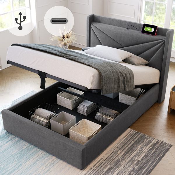 TavilaEcon Boxspringbett Einzelbett mit Stauraum und günstig online kaufen