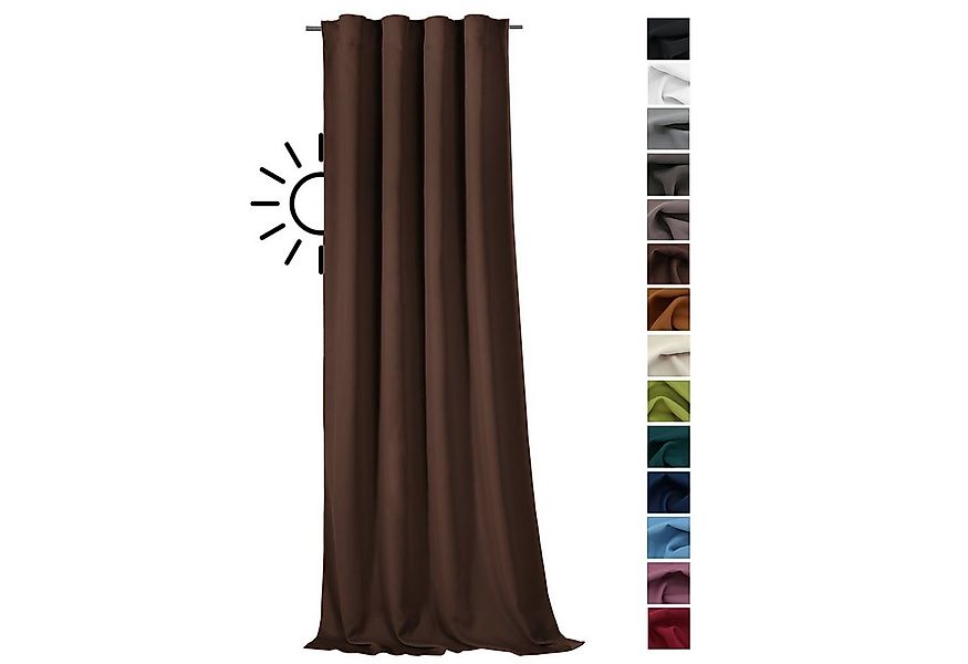 heimtexland Verdunkelungsvorhang Thermo Verdunklungsgardine Deko Gardine Vo günstig online kaufen