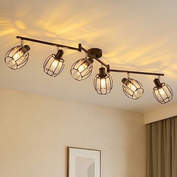 Nettlife Deckenstrahler Kristall Vintage Industrial Deckenspot günstig online kaufen