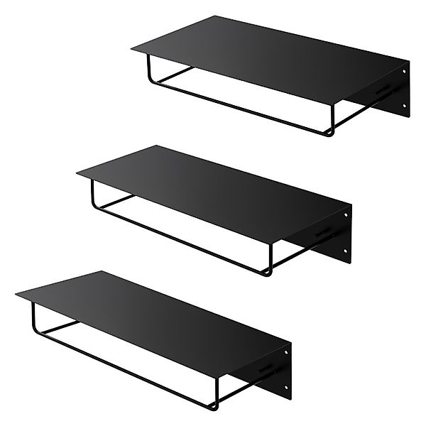 ML-DESIGN Kleiderstange Metall Wandgarderobe mit Hakenleiste, günstig online kaufen
