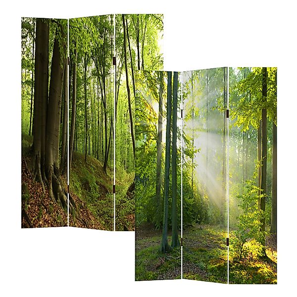 HTI-Line Paravent Paravent Waldweg (Stück, 1 günstig online kaufen