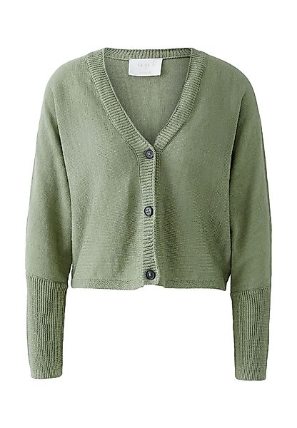Oui Strickjacke Strickjacke reines Leinen günstig online kaufen