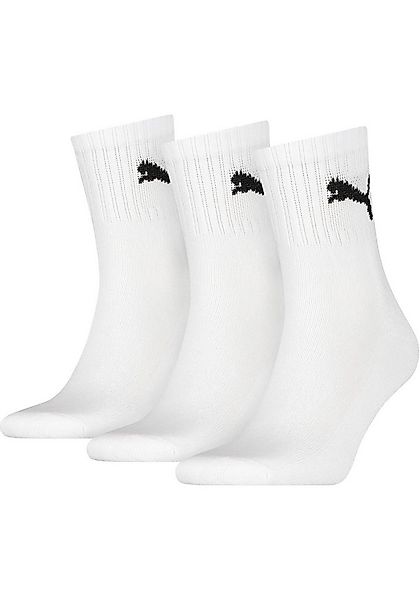 PUMA Sportsocken short crew (3-Paar) gepolsterte Frottee-Sohle, atmungsakti günstig online kaufen