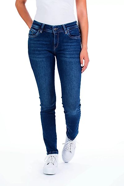 Blue Monkey Jeans Laura 0002 Slim Fit mid blue günstig online kaufen