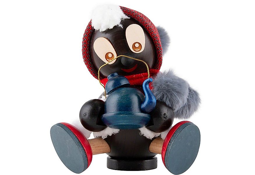 RATAGS Kunsthandwerk Räuchermännchen Pitti mit Teekanne (16cm) Räuchermann günstig online kaufen