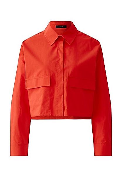 Oui Langarmbluse Bluse reine Baumwolle günstig online kaufen