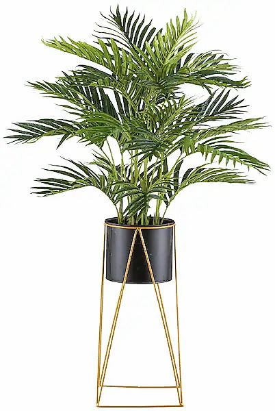 Creativ green Kunstpalme »Kentiapalme«, mit Metallrack günstig online kaufen