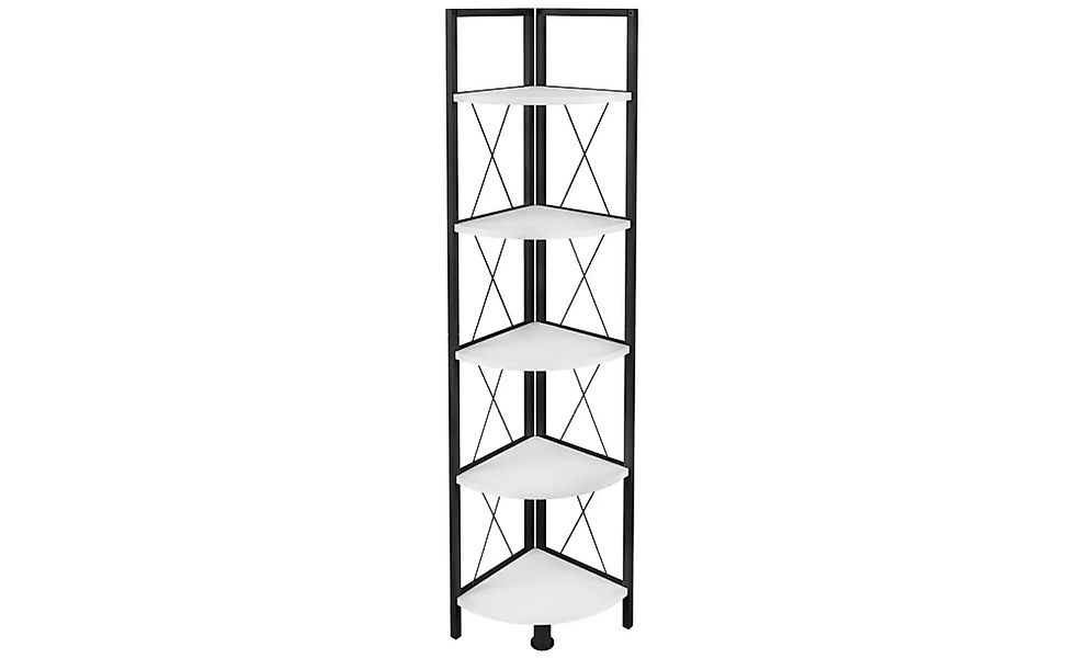 VCM Standregal Holz Metall Eckregal Bücher günstig online kaufen