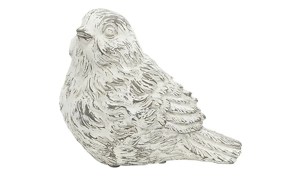 HOME STORY Deko Vogel   ¦ grau ¦ Polyresin (Kunstharz) ¦ Maße (cm): B: 20,5 günstig online kaufen