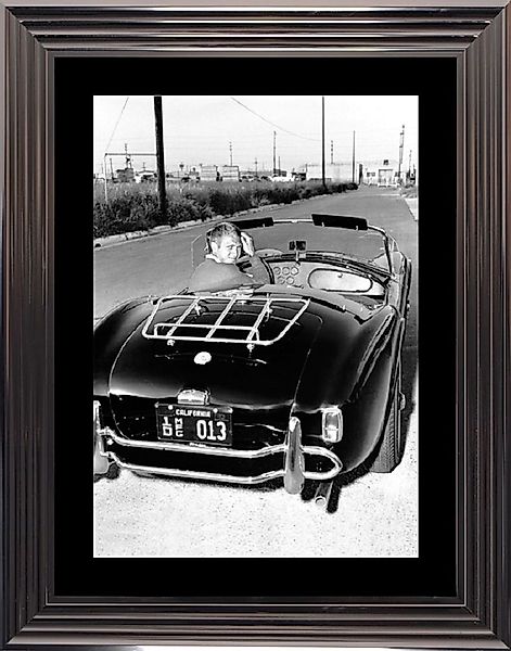 Foto mit Rahmen McQueen AC Cobra 60*80 cm Schwarz günstig online kaufen