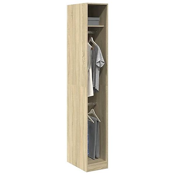 vidaXL Kleiderschrank Kleiderschrank Sonoma Eiche 30x50x200 cm Spanplatte günstig online kaufen