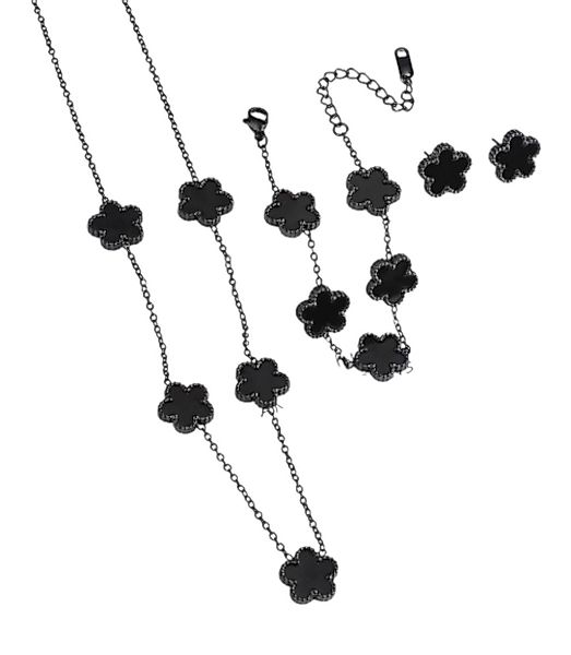 Lale Collection® Schmuckset Gold Kleeblatt Schmuck-Set günstig online kaufen