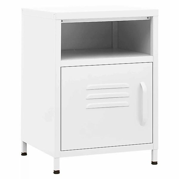 vidaXL Nachttisch Nachttisch Weiß 35x35x51 cm günstig online kaufen