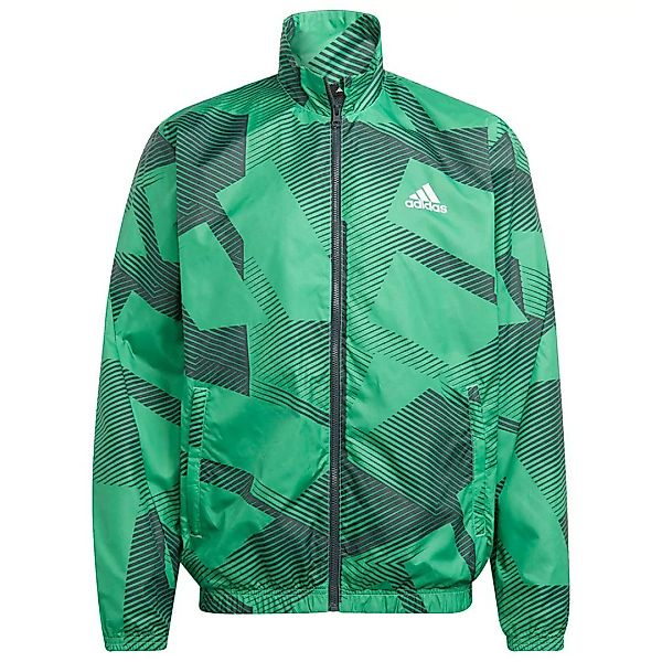 Adidas Si Gfx Tt Sweatshirt M Multicolor / Vivid Green / Carbon günstig online kaufen