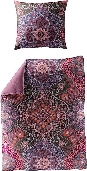 Jekatex Wendebettwäsche "FLORENZIA" 2 Stk. Bettwäsche-Set aus 100% Baumwoll günstig online kaufen