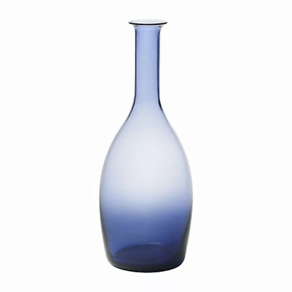 Vase Bottiglia glas blau / Vase - H 29,5 cm - Bitossi Home - Blau günstig online kaufen