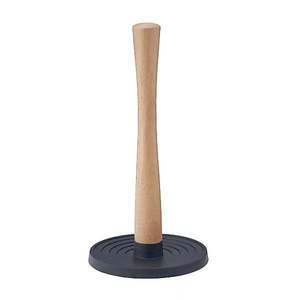 Stelton - RIG-TIG Roll-It Küchenrollenhalter - schwarz/natur/H 30.5cm/Ø 15. günstig online kaufen