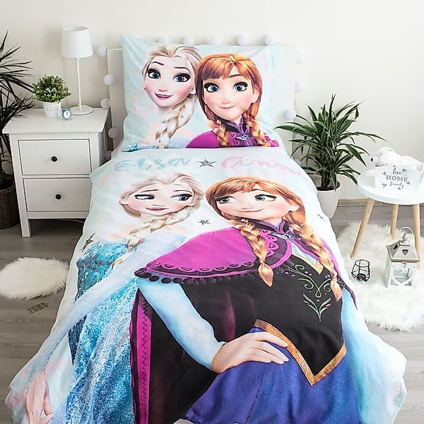 Disney Frozen Wendebettbezug Disney Frozen Bettwäsche günstig online kaufen
