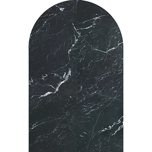 Sanders & Sanders Selbstklebende Runde Tapete Torbogen Schwarz 127 x 200 cm günstig online kaufen