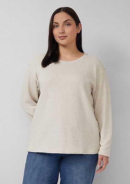 s.Oliver Sweatshirt Sweatshirt Leichter Sweat-Pullover mit Ziernähten günstig online kaufen