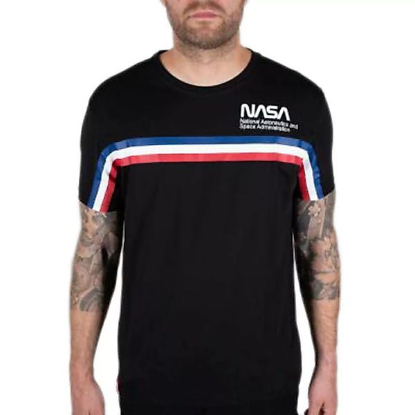 Alpha Industries Nasa Iss Kurzärmeliges T-shirt XL Black günstig online kaufen