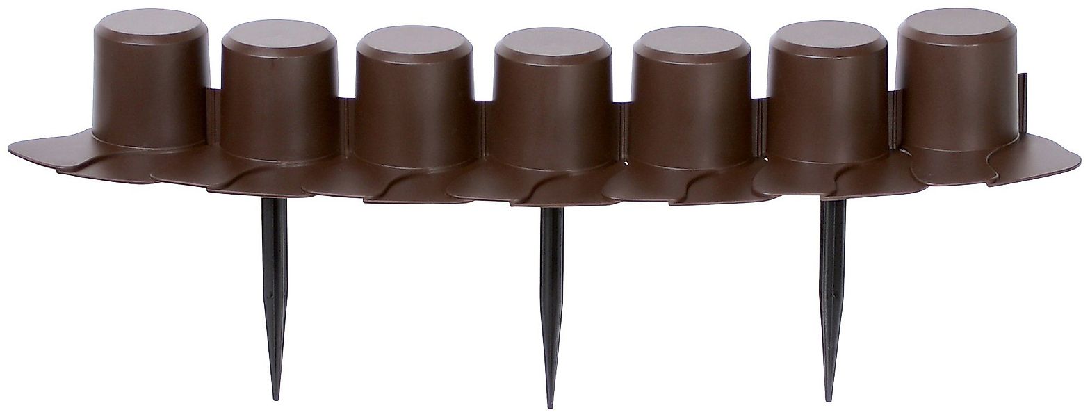 Prosperplast Palisade "IPAL7 - R222", Länge 405 cm, dunkelbraun günstig online kaufen