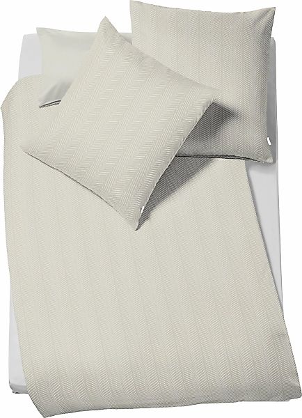 fleuresse Bettwäsche "Jade" 2 Stk. tlg. mit dezentem Muster günstig online kaufen