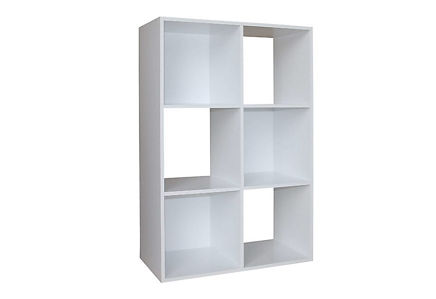 HTI-Living Standregal Standregal Weiß 6 Fächer 60 x 90 x 30 cm, Stück, Stan günstig online kaufen