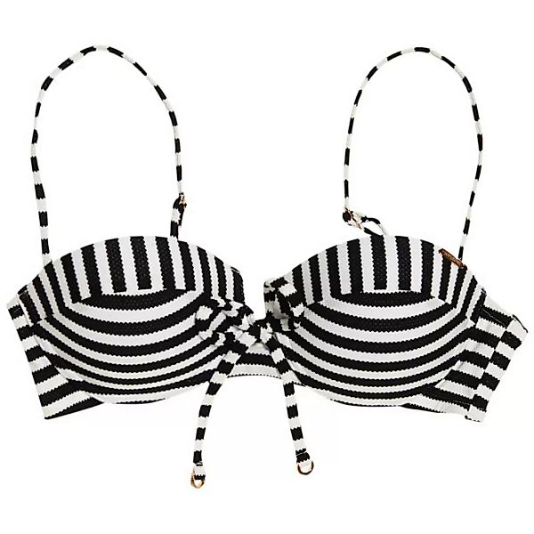 Superdry Alice Textured Cupped Bikini Oberteil M Mono Stripe günstig online kaufen