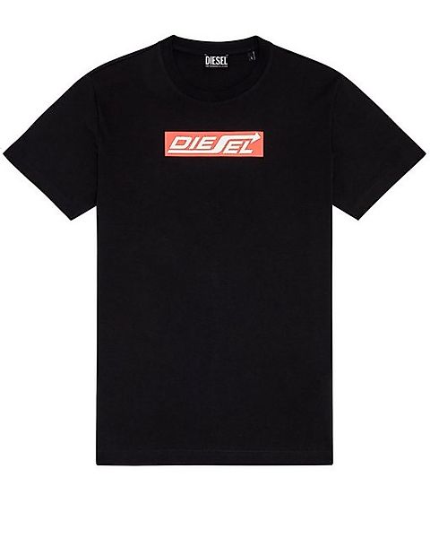 Diesel Rundhalsshirt Slim Fit Logo Shirt günstig online kaufen