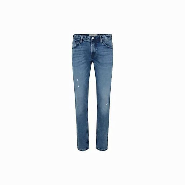 TOM TAILOR Denim Slim-fit-Jeans (1-tlg) Mit Knopf Und Reißverschluss günstig online kaufen