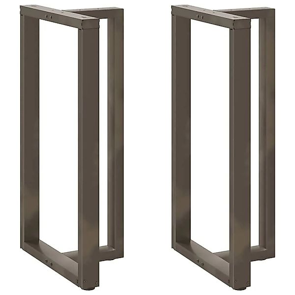 vidaXL Bartischbeine T-Form 2 Stk Naturstahl 60x35x110-111 cm Stahl 4013107 günstig online kaufen