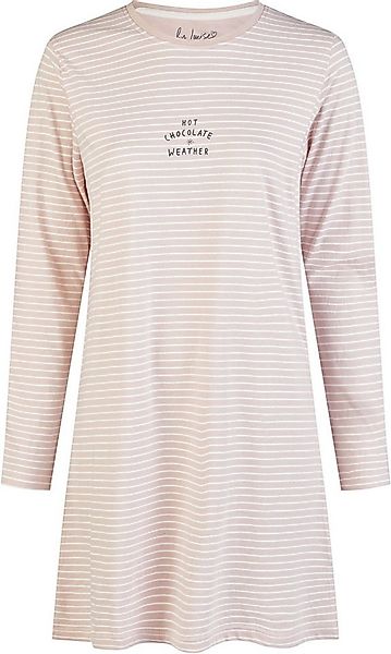 By Louise Schlafanzug by Louise Langarm Sleepshirt Knielang Bequem und Modi günstig online kaufen