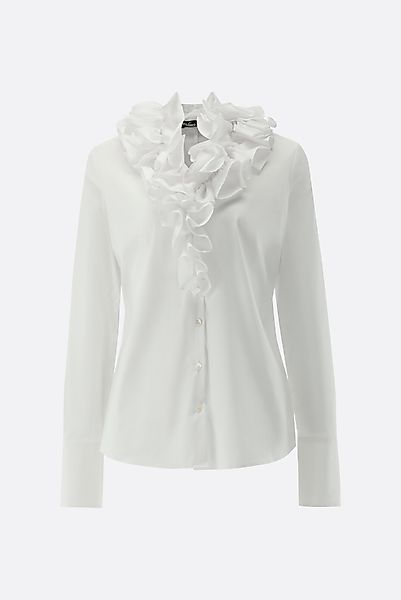 Bluse mit Rüschen und Stretch günstig online kaufen