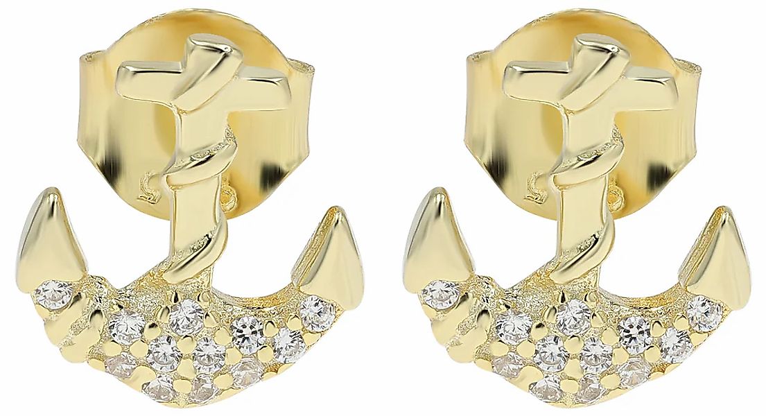 Adelia´s Paar Ohrhänger "Damen Ohrringe – Ohrstecker aus 925 Silber mit Zir günstig online kaufen