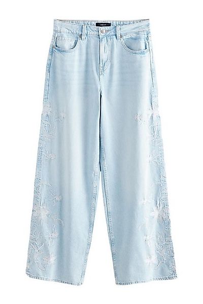 Next Weite Jeans Bestickte Jeans mit günstig online kaufen