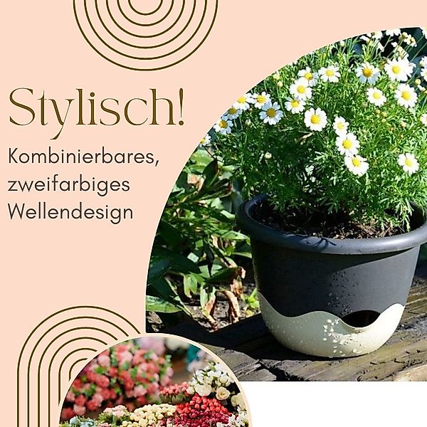 GarPet Blumentopf Blumentopf hängend Blumenampel Hängetopf günstig online kaufen