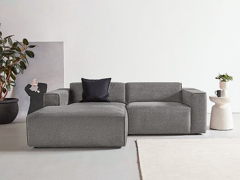andas Ecksofa "Noord mit Kedernaht, Breite 234 cm" günstig online kaufen