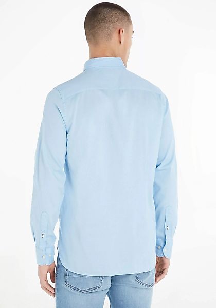 Tommy Hilfiger Langarmhemd LA-Hemd Flex Dobby günstig online kaufen
