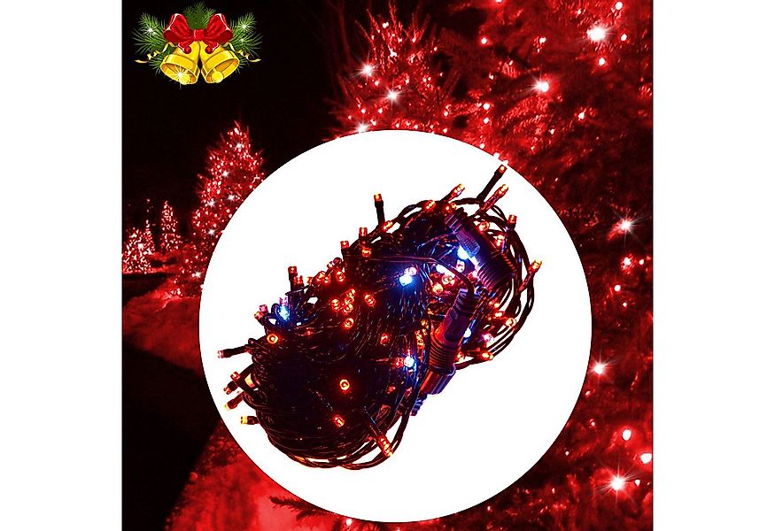 Qualra LED-Lichterkette 20M Weihnachtslichterkette 156/200LEDs Lichterkette günstig online kaufen