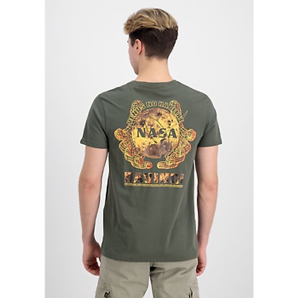 Alpha Industries  T-Shirts & Poloshirts NASA Davinci T-Shirt - dark olive günstig online kaufen