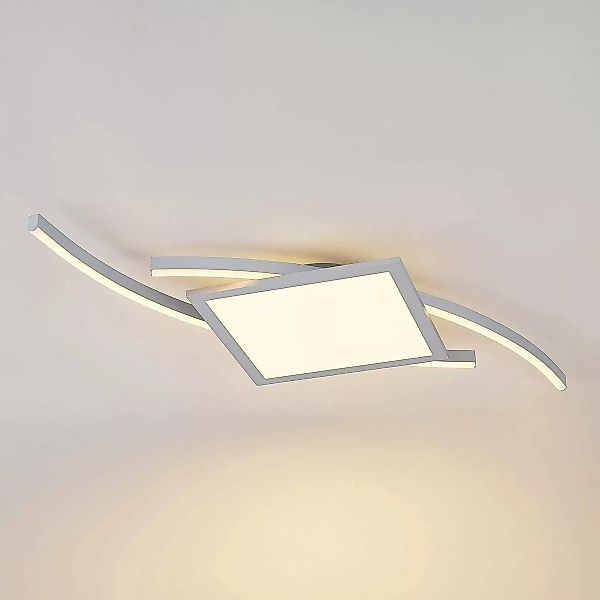 Lucande Tiaro LED-Deckenlampe, eckig, 42,5 cm günstig online kaufen